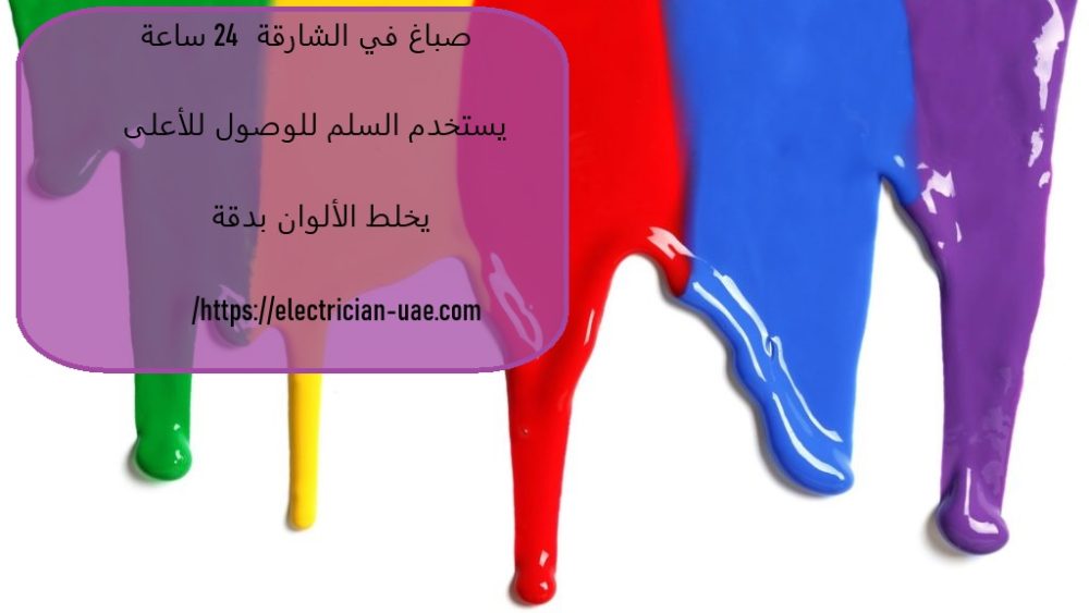 صباغ في الشارقة 24 ساعة